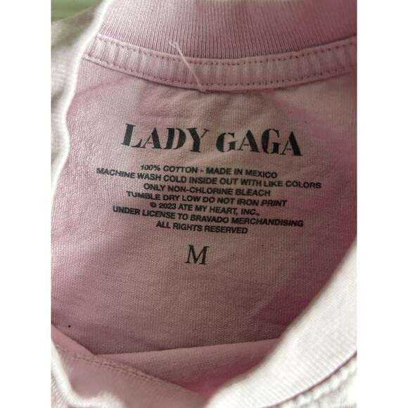 LADY GAGA TONY BENNETT Love For Sale Concert Merchandise T-Shirt Pink Medium - Picture 3 of 3